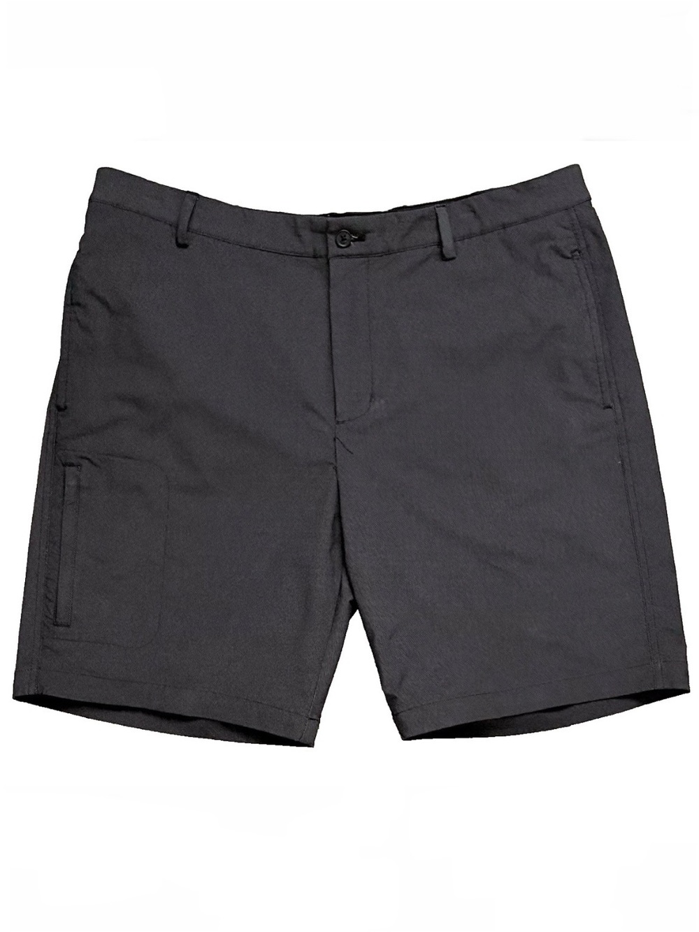 Greg Norman Mens 38 Performance Golf Shorts Dark Gray Stretch Flat Front Wicking